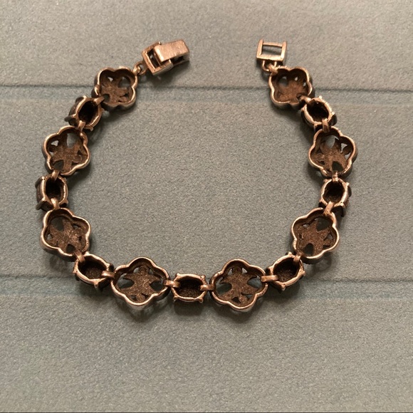 Silver bracelet with zircons - Picture 2 of 7